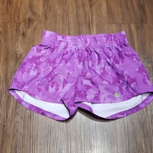 🌻 Champion purple camo gym running shorts  small